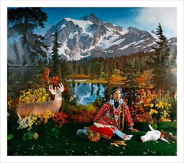 Four Seasons Series (Summer), Wendy Red Star (Apsáalooke/Crow, born Billings, Montana, 1981), Archival pigment print on Museo silver rag mounted on Dibond, Crow 