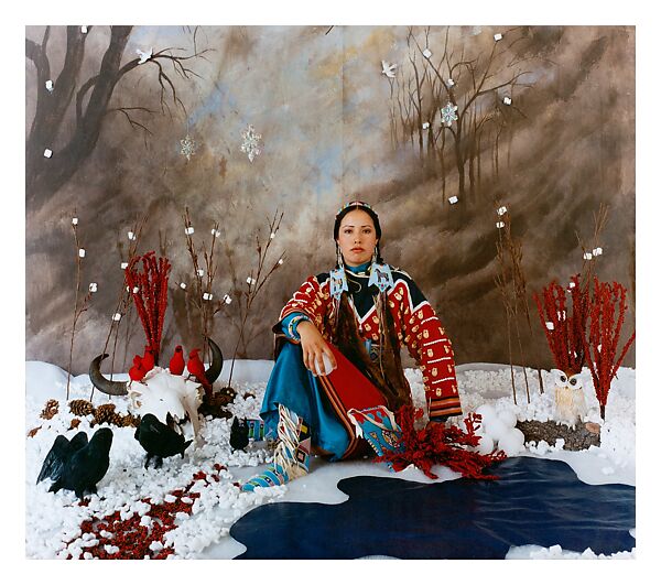 Four Seasons Series (Winter), Wendy Red Star (Apsáalooke/Crow, born Billings, Montana, 1981), Archival pigment print on Museo silver rag mounted on Dibond, Crow 