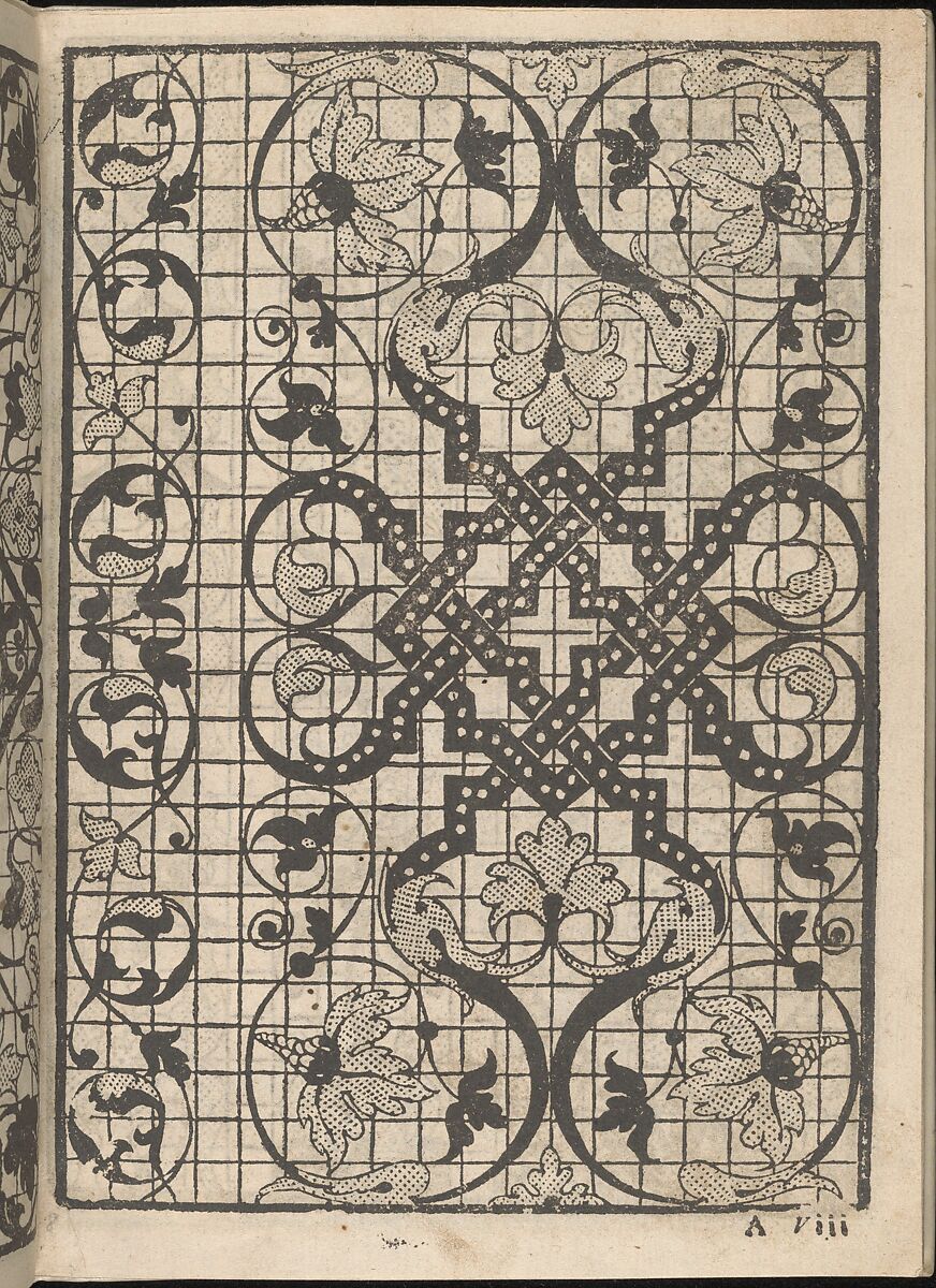 Splendore delle virtuose giovani, page 8 (recto), Iseppo Foresto (Italian, active Venice, 1557), Woodcut