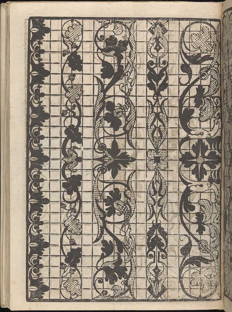 Splendore delle virtuose giovani, page 15 (verso), Iseppo Foresto (Italian, active Venice, 1557), Woodcut 