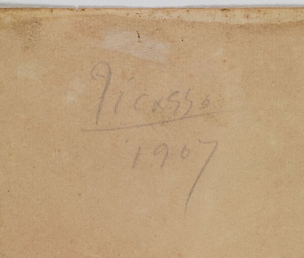 Landscape, Pablo Picasso (Spanish, Malaga 1881–1973 Mougins, France), Gouache and charcoal on paper