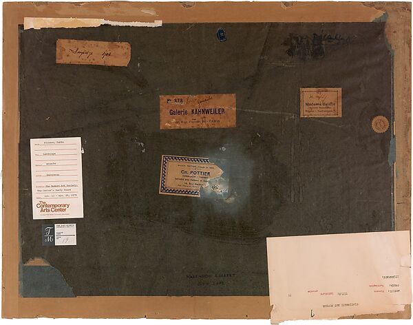 Landscape, Pablo Picasso (Spanish, Malaga 1881–1973 Mougins, France), Gouache and charcoal on paper