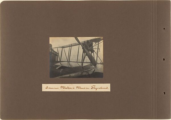 Samme Motor i Marine Flyvebaad., Jacob Christian Hansen Ellehammer (Danish, 1871–1946), Gelatin silver prints from glass negatives 