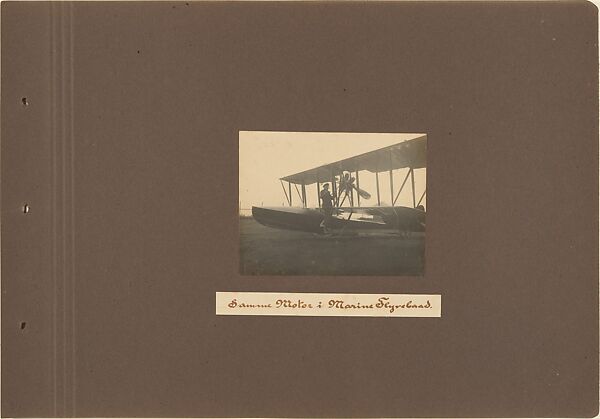 Samme Motor i Marine Flyvebaad., Jacob Christian Hansen Ellehammer (Danish, 1871–1946), Gelatin silver prints from glass negatives 