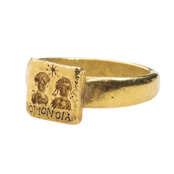 Gold Marriage Ring, Gold, Byzantine