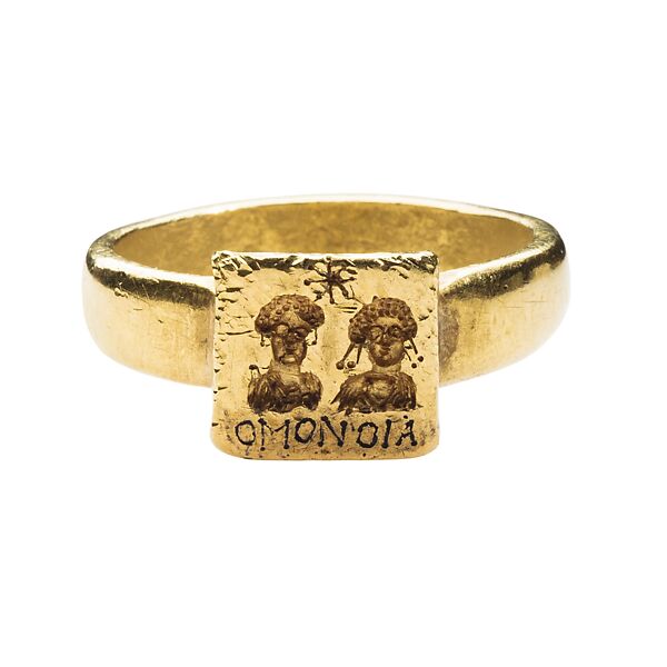 Gold Marriage Ring, Gold, Byzantine 