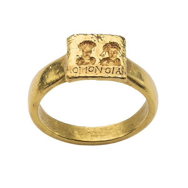 Gold Marriage Ring, Gold, Byzantine