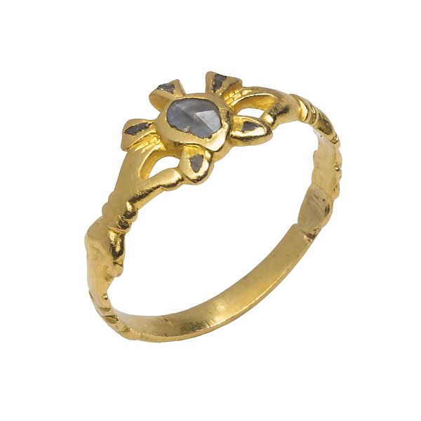 Nine Diamond Rings from a Convent, Gold and diamonds, Spanish