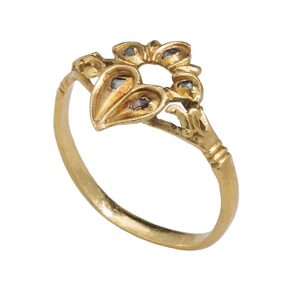 Nine Diamond Rings from a Convent, Gold and diamonds, Spanish