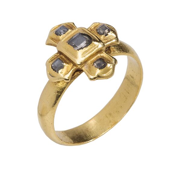 Nine Diamond Rings from a Convent, Gold and diamonds, Spanish