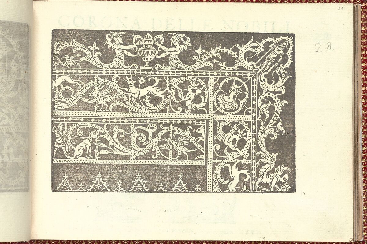 Corona delle Nobili et Virtuose Donne: Libro I-IV, page 28 (recto), Cesare Vecellio (Italian, Pieve di Cadore 1521–1601 Venice)  , Venice, Woodcut 