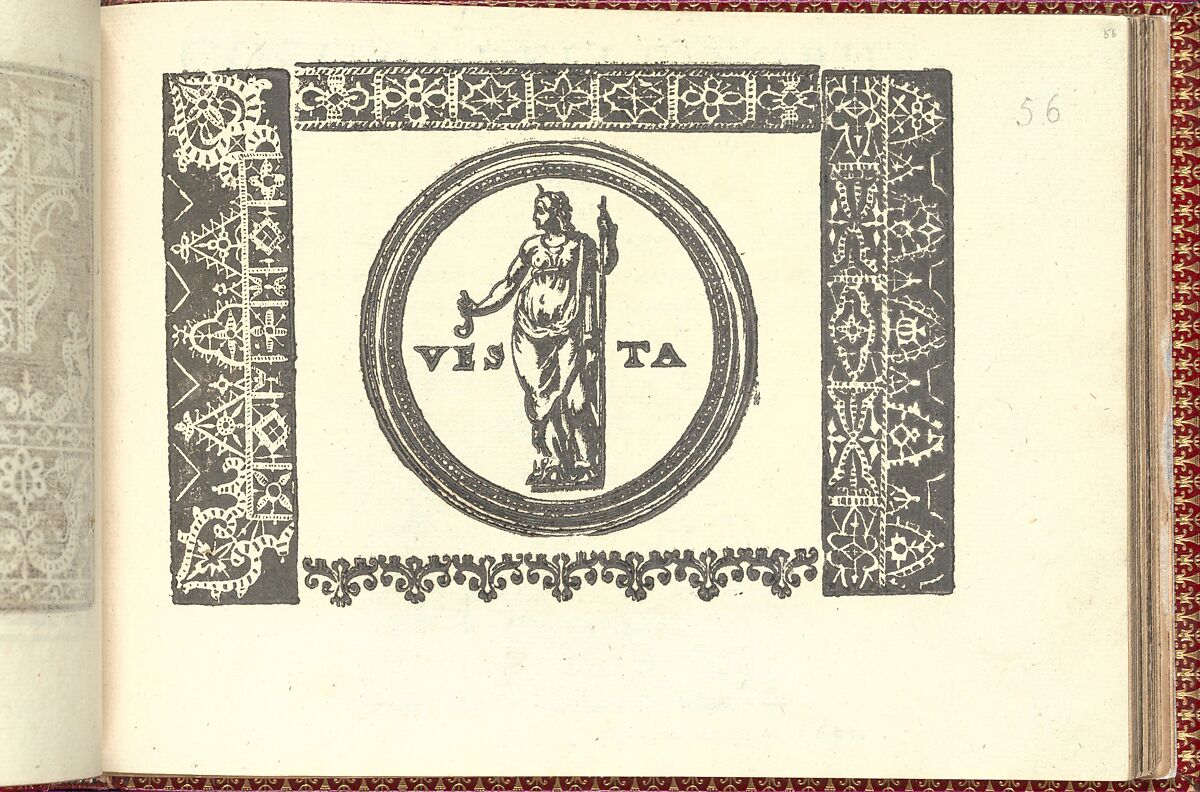 Corona delle Nobili et Virtuose Donne: Libro I-IV, page 56 (recto), Cesare Vecellio (Italian, Pieve di Cadore 1521–1601 Venice)  , Venice, Woodcut 