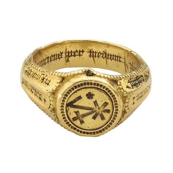 English Merchant's Ring from Guilhou Collection, Gold, British