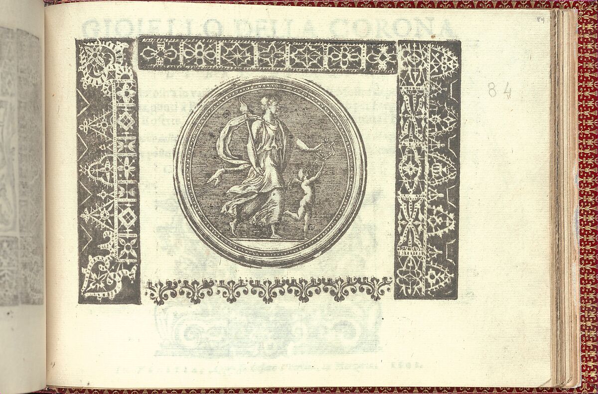 Corona delle Nobili et Virtuose Donne: Libro I-IV, page 84 (recto), Cesare Vecellio (Italian, Pieve di Cadore 1521–1601 Venice)  , Venice, Woodcut 