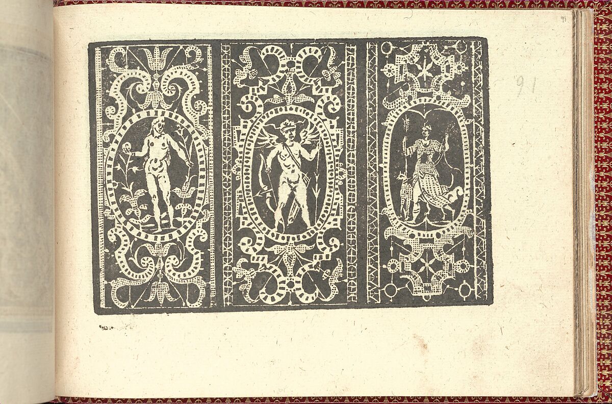 Corona delle Nobili et Virtuose Donne: Libro I-IV, page 91 (recto), Cesare Vecellio (Italian, Pieve di Cadore 1521–1601 Venice)  , Venice, Woodcut 