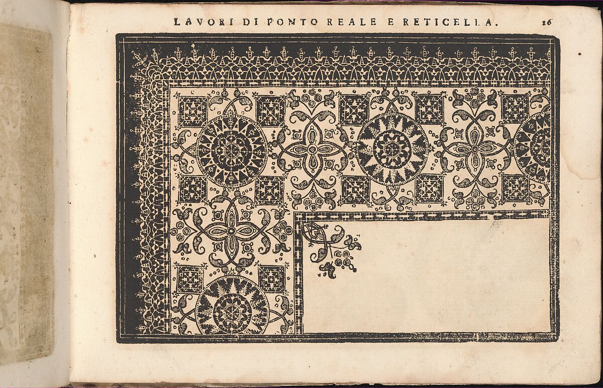 Teatro delle Nobili et Virtuose Donne..., page 26 (recto), Isabella Catanea Parasole (Italian, ca. 1565/70–ca. 1625), Woodcut, engraving 