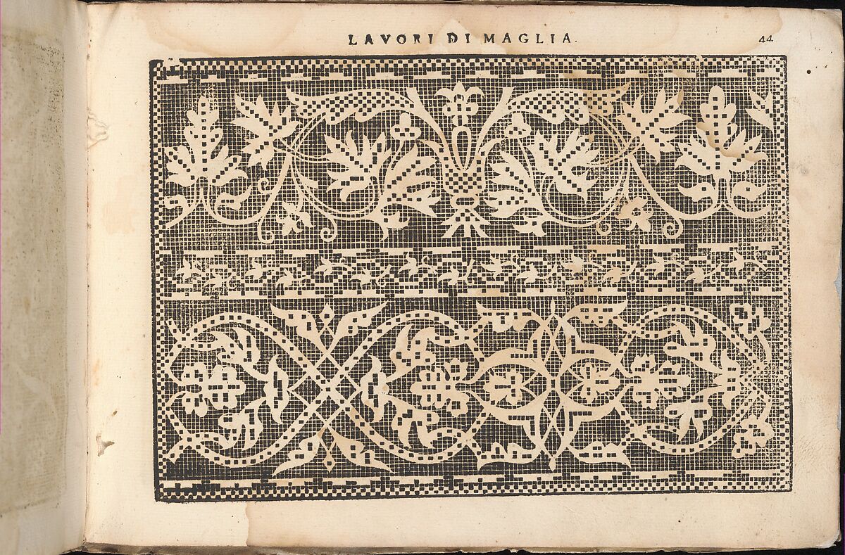 Teatro delle Nobili et Virtuose Donne..., page 44 (recto), Isabella Catanea Parasole (Italian, ca. 1565/70–ca. 1625), Woodcut, engraving 