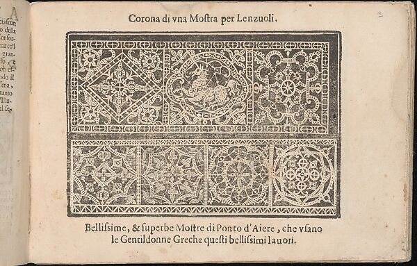 Corona delle Nobile et Virtuose Donne, Libro Terzo, page 3 (recto)