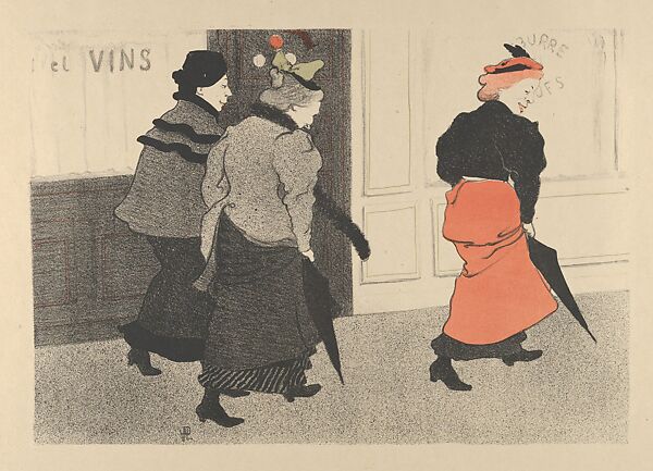 Milliners (Modistes), René-Georges Hermann-Paul (French, Paris 1874–1940 Saintes-Maries-de-la-Mer), Lithograph in three colors 