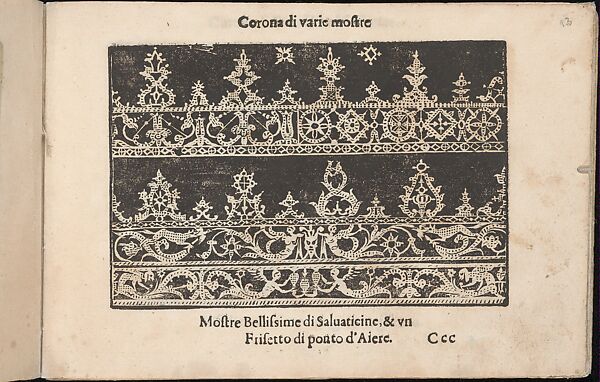 Corona delle Nobile et Virtuose Donne, Libro Terzo, page 13 (recto)