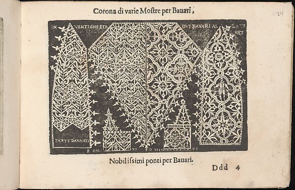 Corona delle Nobile et Virtuose Donne, Libro Terzo, page 24 (recto)