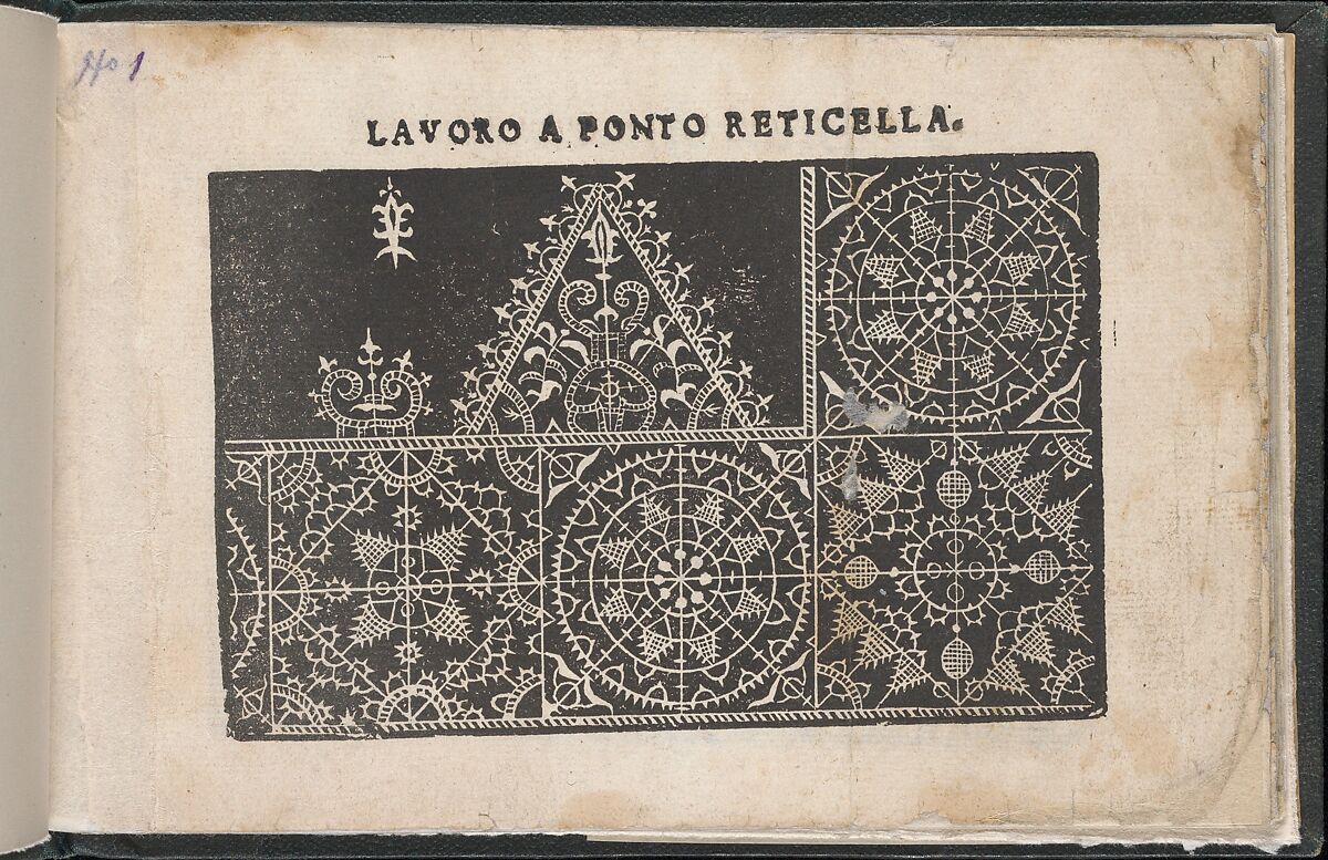 Gemma pretiosa della virtuose donne, page 1 (recto), Isabella Catanea Parasole (Italian, ca. 1565/70–ca. 1625), Woodcut 