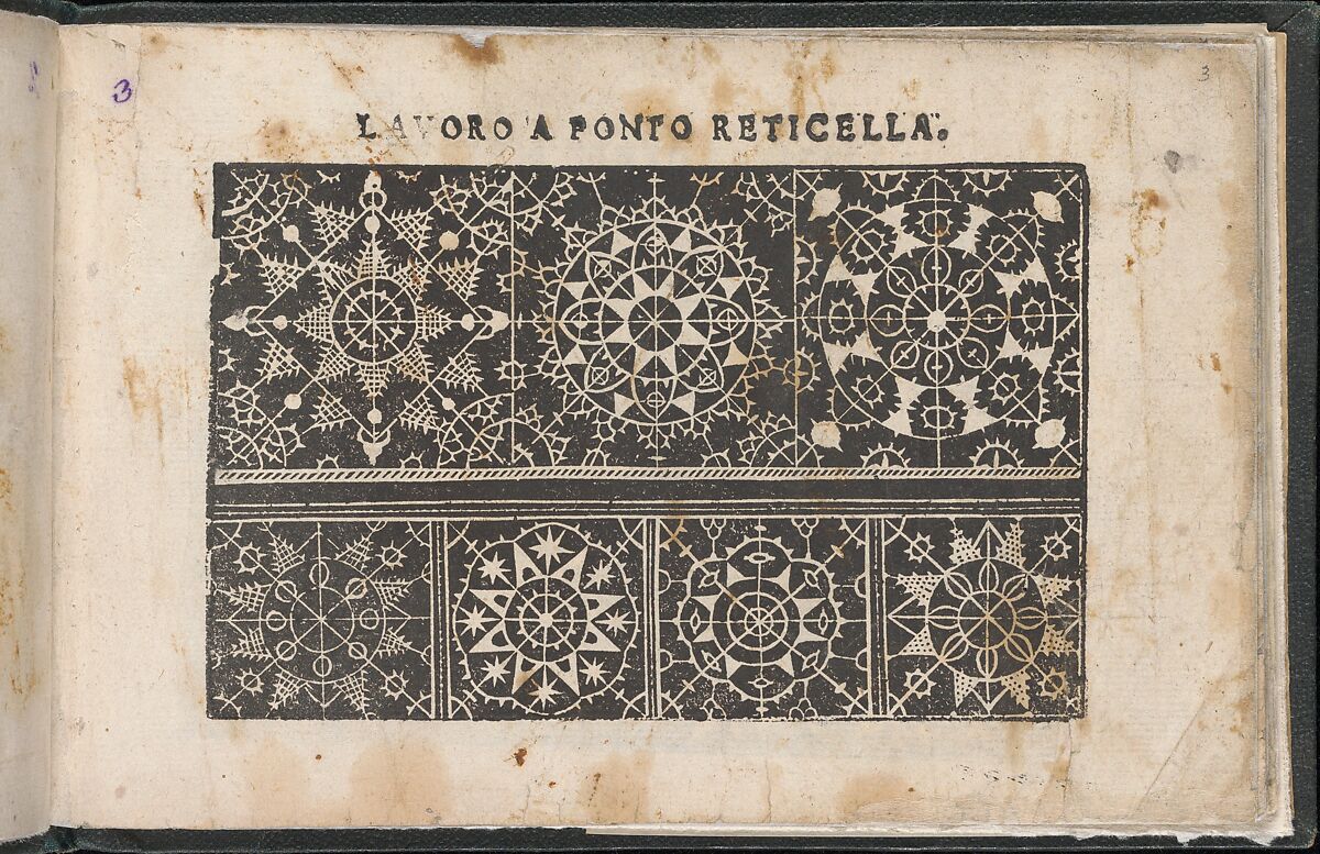 Gemma pretiosa della virtuose donne, page 3 (recto), Isabella Catanea Parasole (Italian, ca. 1565/70–ca. 1625), Woodcut 