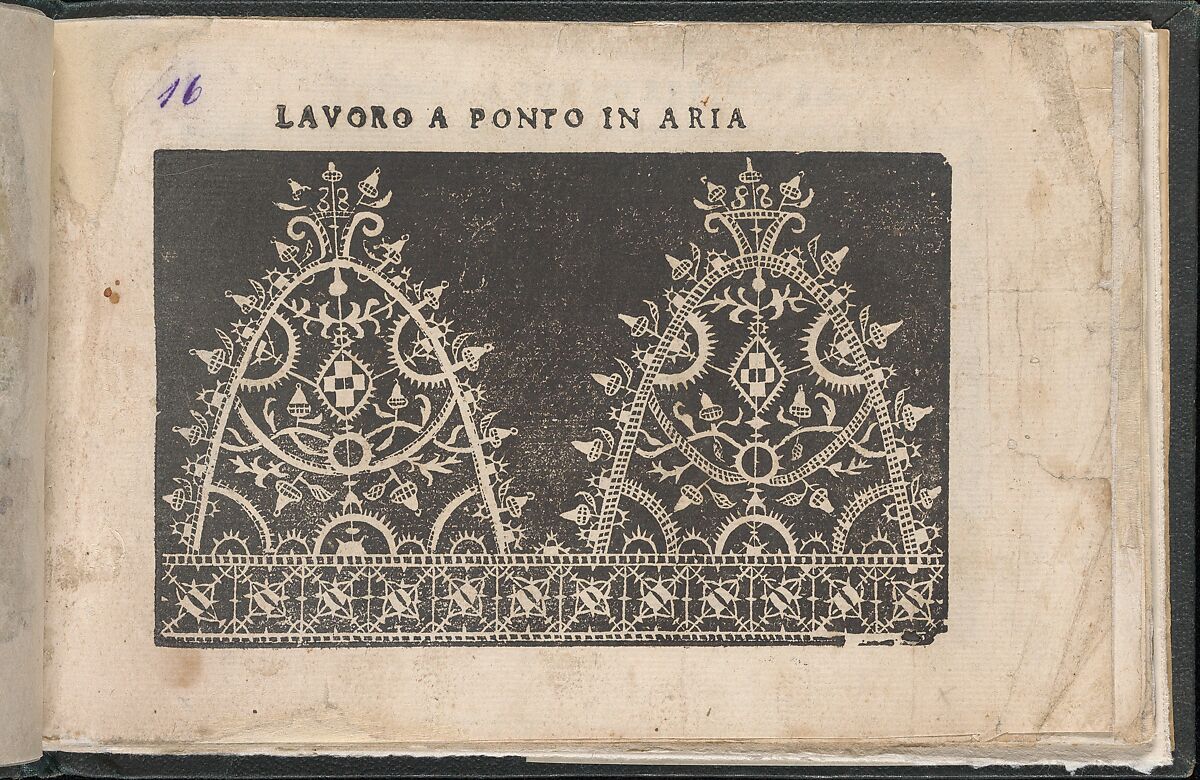 Gemma pretiosa della virtuose donne, page 16 (recto), Isabella Catanea Parasole (Italian, ca. 1565/70–ca. 1625), Woodcut 