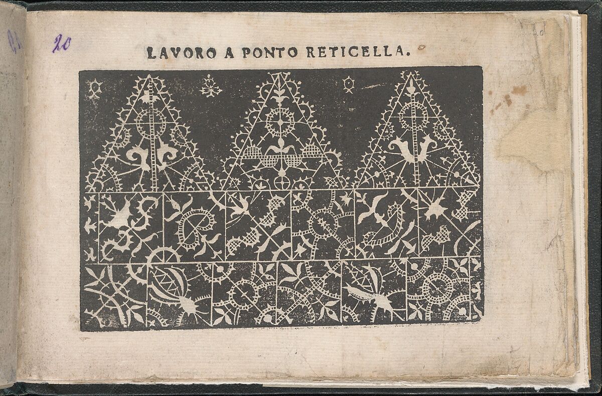 Gemma pretiosa della virtuose donne, page 20 (recto), Isabella Catanea Parasole (Italian, ca. 1565/70–ca. 1625), Woodcut 