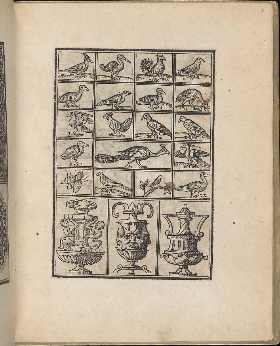 Trionfo Di Virtu. Libro Novo..., page 3 (recto), Matteo Pagano (Italian, 1515–1588)  , Venice, Woodcut 