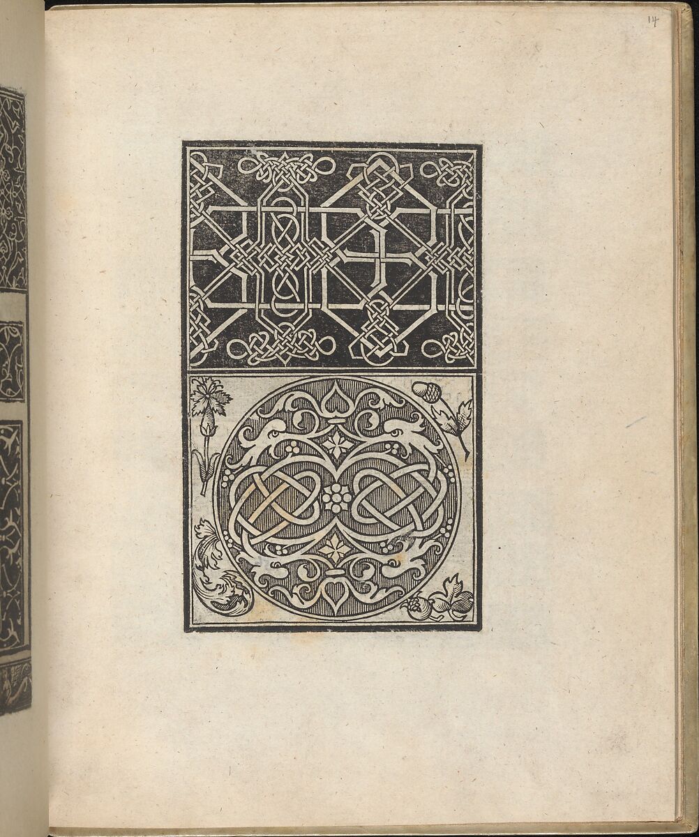 Trionfo Di Virtu. Libro Novo..., page 14 (verso), Matteo Pagano (Italian, 1515–1588)  , Venice, Woodcut 