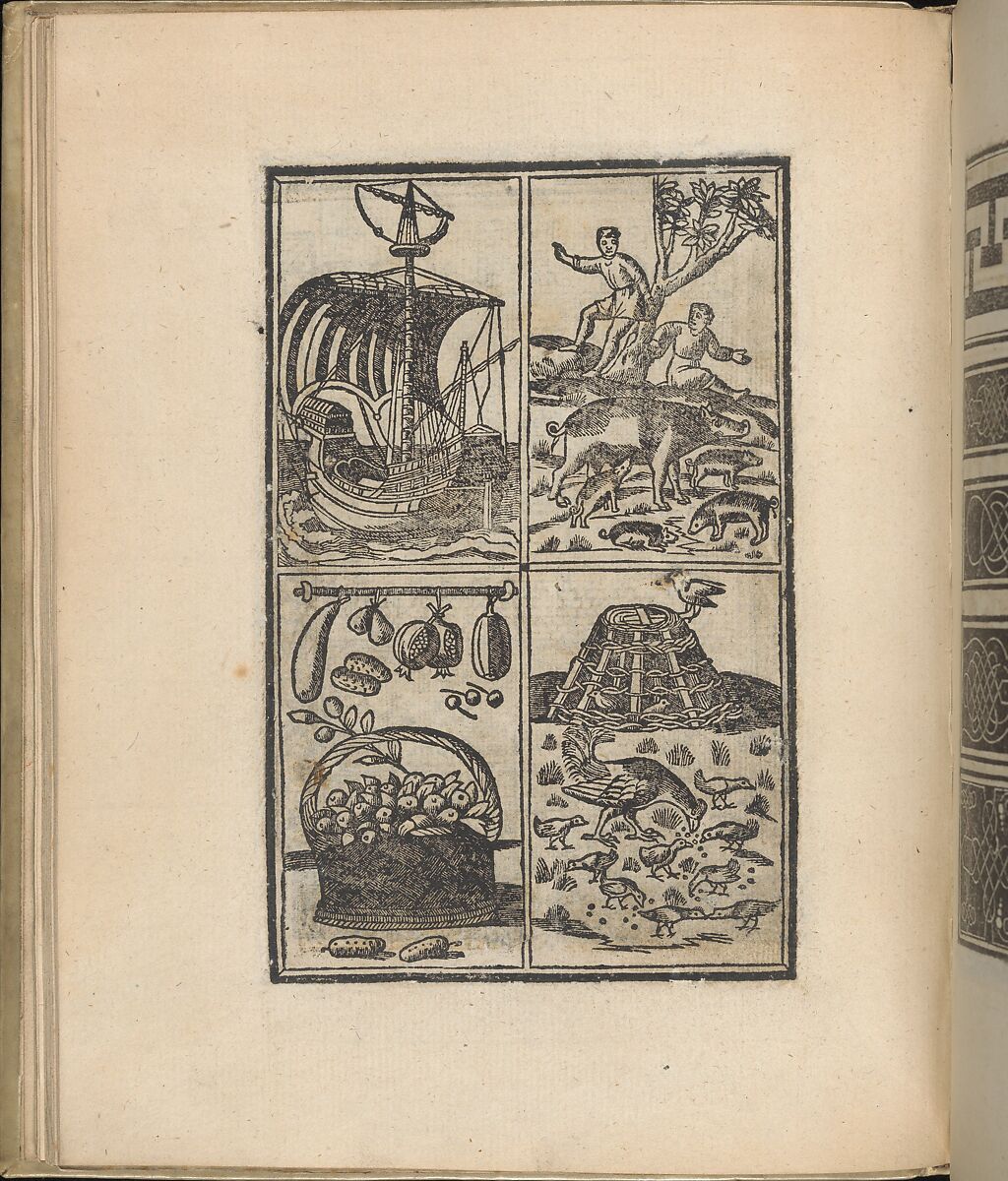 Trionfo Di Virtu. Libro Novo..., page 18 (recto), Matteo Pagano (Italian, 1515–1588)  , Venice, Woodcut 