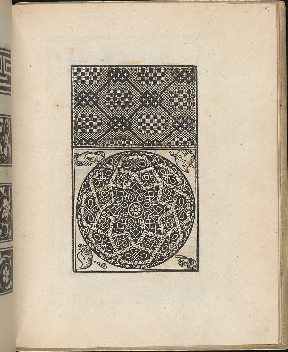 Trionfo Di Virtu. Libro Novo..., page 19 (verso), Matteo Pagano (Italian, 1515–1588)  , Venice, Woodcut 