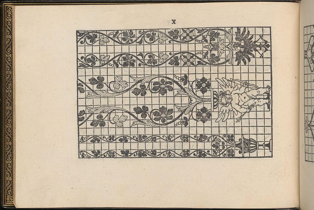 La Vera Perfettione del Disegno di varie sorti di recami, page 5 (verso), Giovanni Ostaus (Italian, active Venice ca. 1554–91)  , Venice, Woodcut 