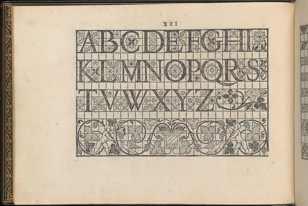 La Vera Perfettione del Disegno di varie sorti di recami, page 6 (verso), Giovanni Ostaus (Italian, active Venice ca. 1554–91)  , Venice, Woodcut 