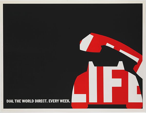 Phone, for Life Magazine, Anonymous, Screenprint 