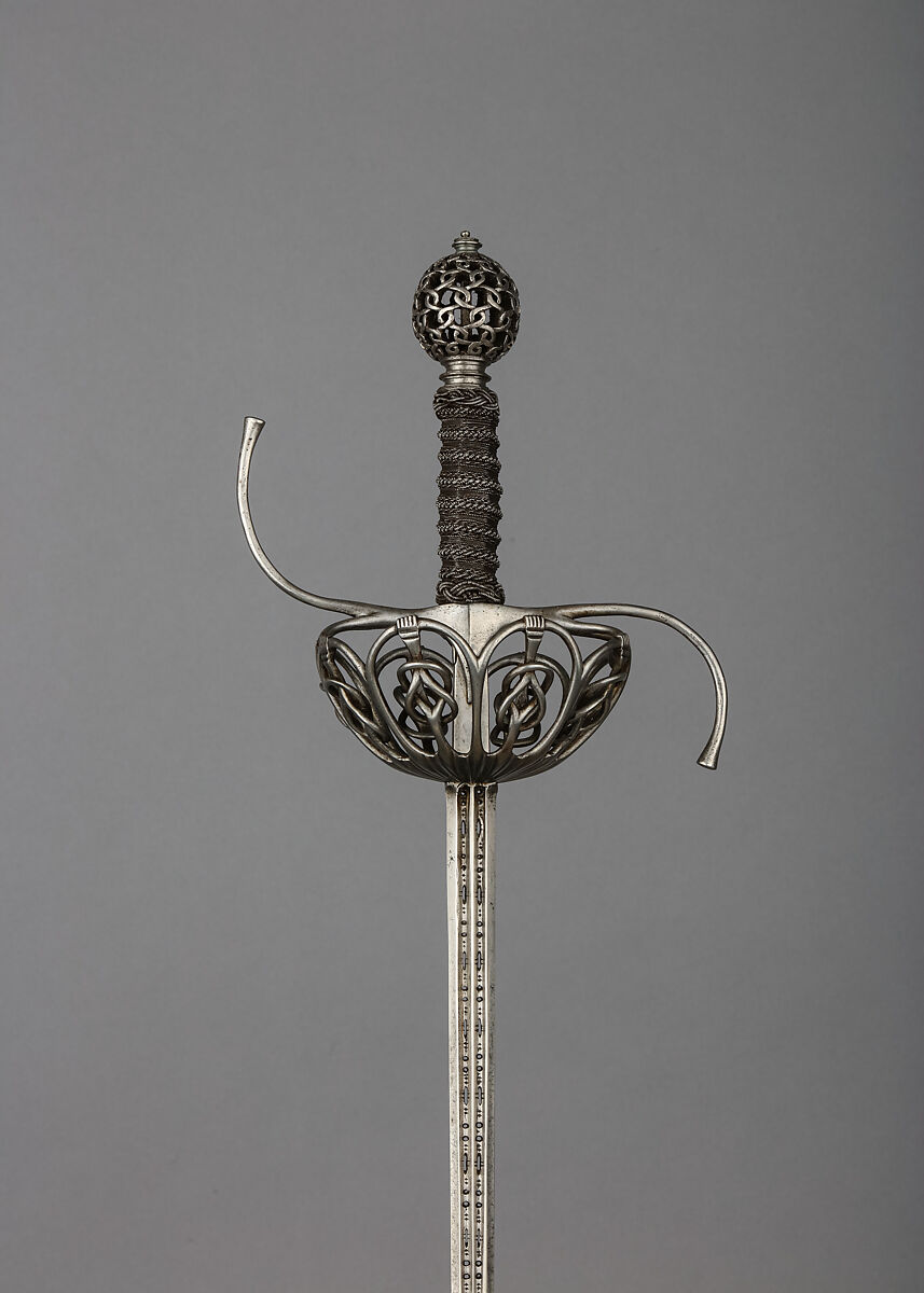 Rapier, Steel, iron wire, Italian 
