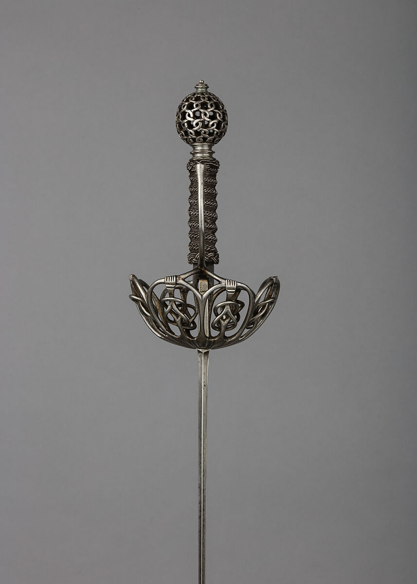 Rapier, Steel, iron wire, Italian