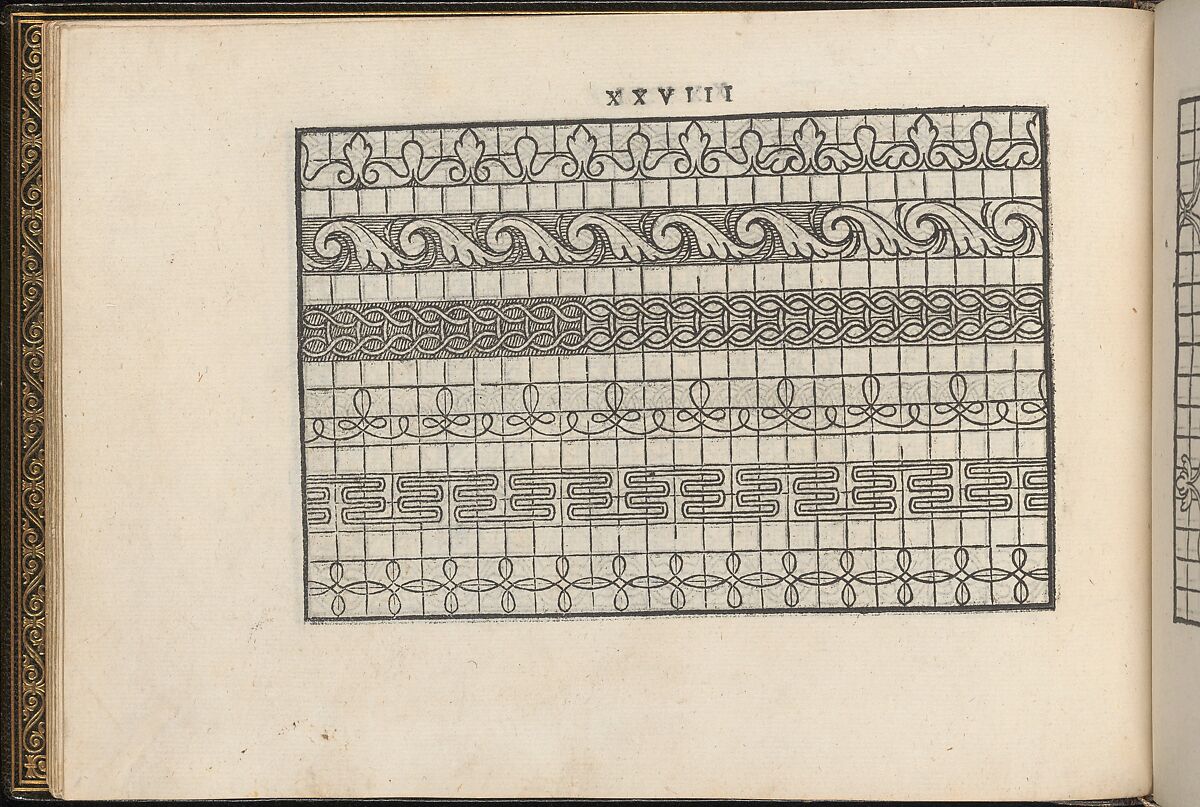 La Vera Perfettione del Disegno di varie sorti di recami, page 14 (verso), Giovanni Ostaus (Italian, active Venice ca. 1554–91)  , Venice, Woodcut 