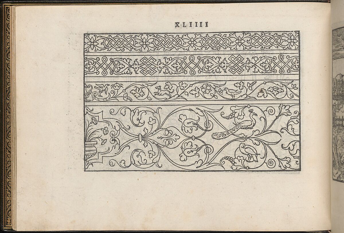 La Vera Perfettione del Disegno di varie sorti di recami, page 22 (verso), Giovanni Ostaus (Italian, active Venice ca. 1554–91)  , Venice, Woodcut 