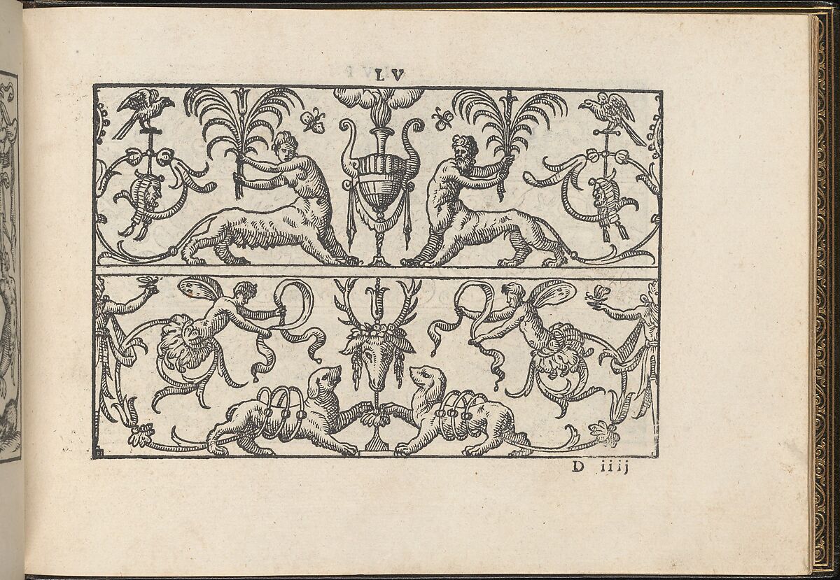 La Vera Perfettione del Disegno di varie sorti di recami, page 28 (recto), Giovanni Ostaus (Italian, active Venice ca. 1554–91)  , Venice, Woodcut 