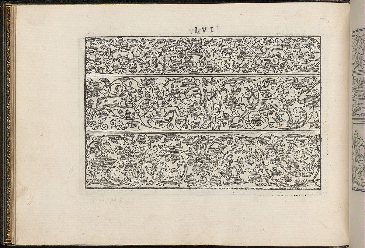 La Vera Perfettione del Disegno di varie sorti di recami, page 28 (verso), Giovanni Ostaus (Italian, active Venice ca. 1554–91)  , Venice, Woodcut 