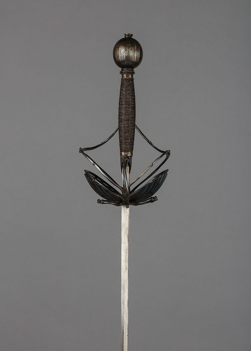 Rapier, Steel, iron wire, blade, Spanish