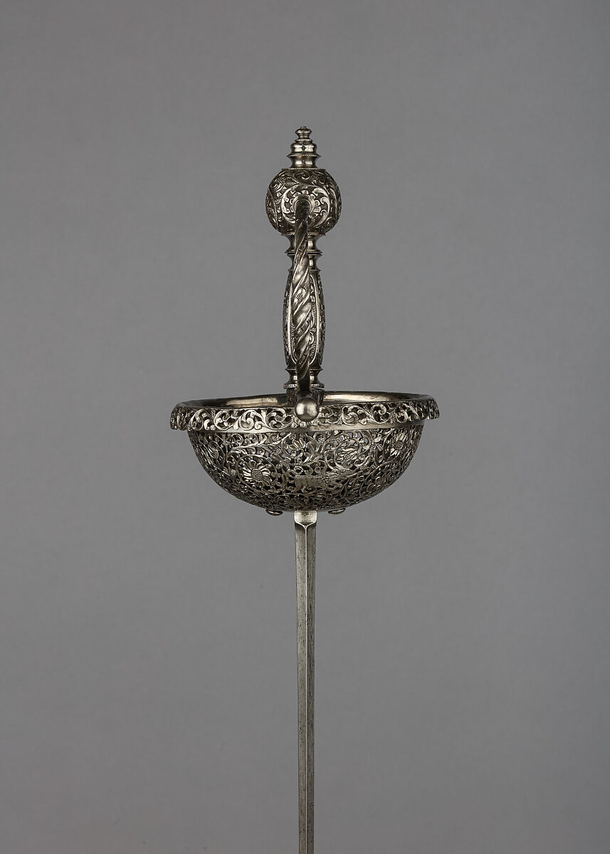 Cup-Hilted Rapier, Steel, Spanish