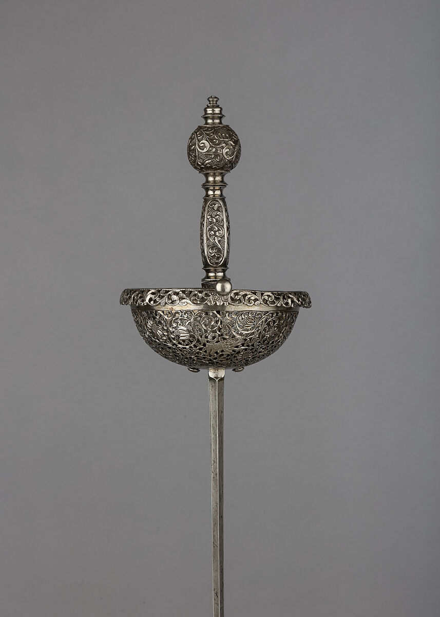 Cup-Hilted Rapier, Steel, Spanish