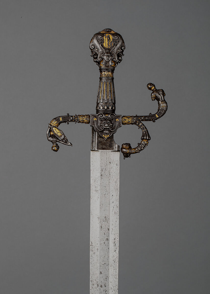 Sword, Steel, gold, French