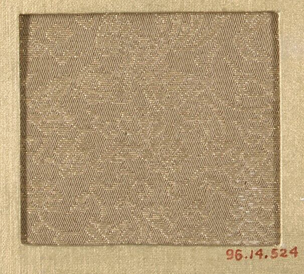 Piece, Silk, metallic thread, Japan 