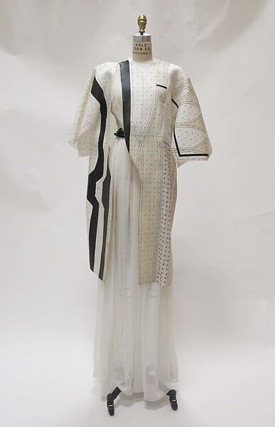 Ensemble, Vionnet S.p.A.  Italian, Silk, synthetic, leather, metal, cotton, French