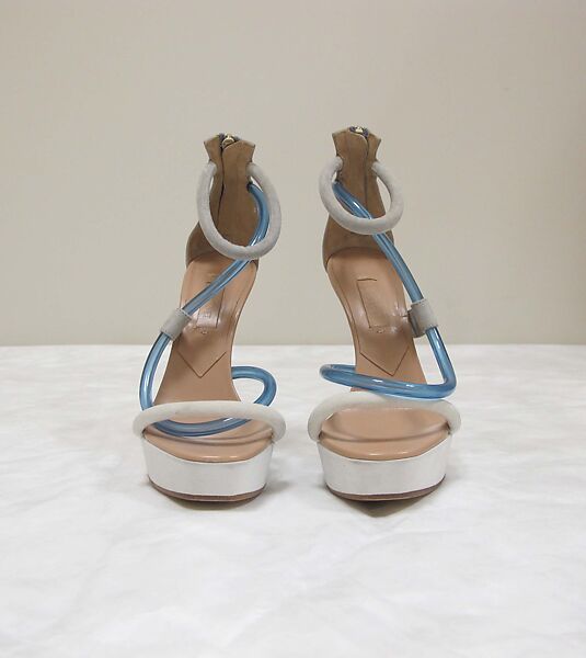 Ensemble, Vionnet S.p.A. (Italian, founded 2008), Silk, synthetic, leather, metal, cotton, French