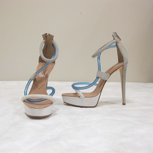 Ensemble, Vionnet S.p.A. (Italian, founded 2008), Silk, synthetic, leather, metal, cotton, French